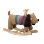 Bloomingville MINI Charlie Rocking Toy, Dog, Brun, Polyester Bloomingville MINI Charlie Rocking Toy, Dog, Brun, Polyester