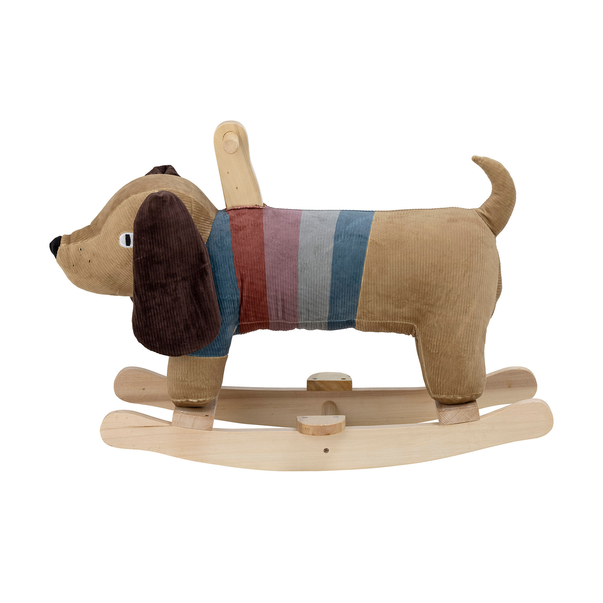 Bloomingville MINI Charlie Rocking Toy, Dog, Brun, Polyester