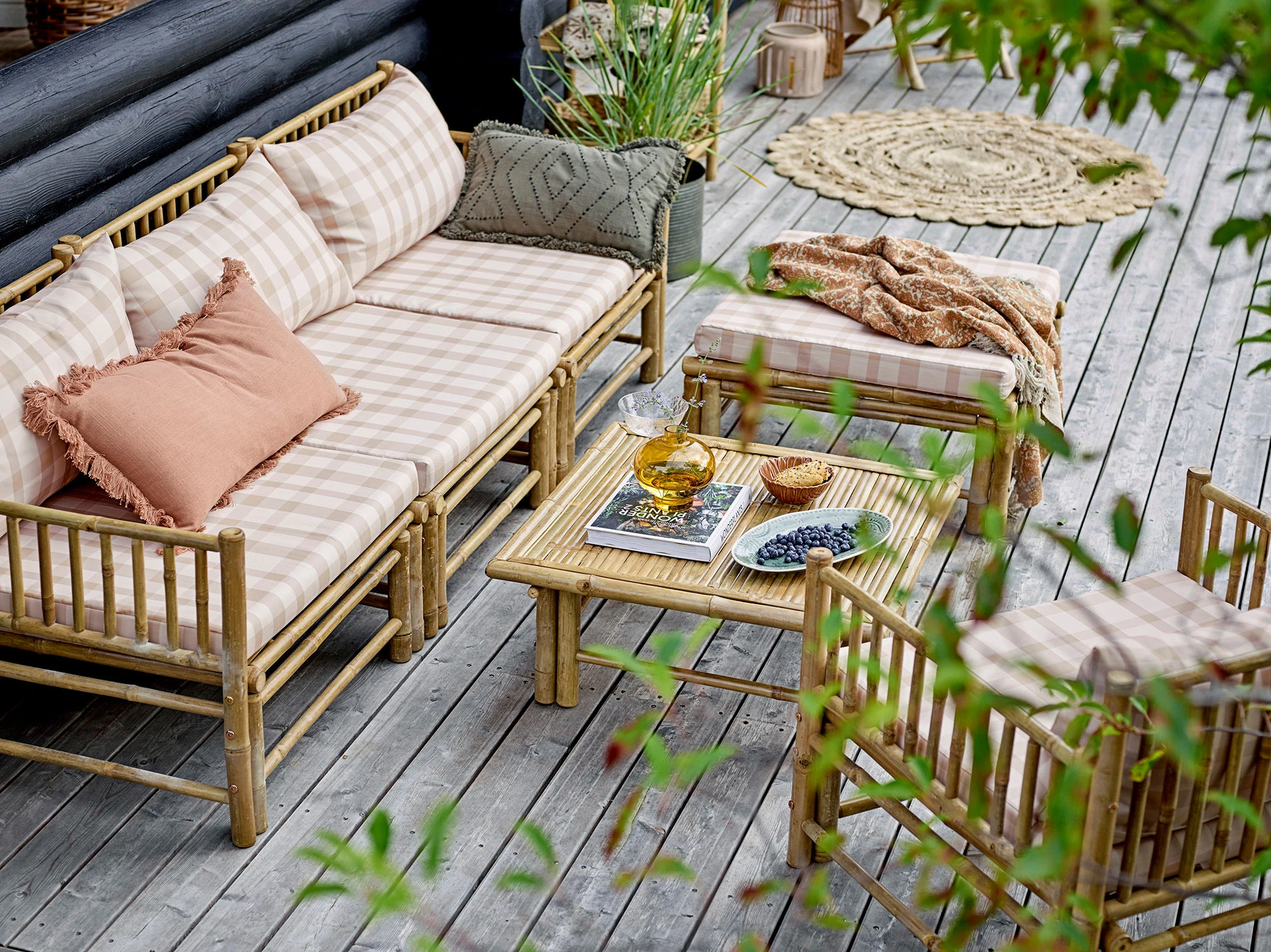 Bloomingville Korfu Modul Sofa Højre Hjørne, Natur, Bambus Bloomingville Korfu Modul Sofa Højre Hjørne, Natur, Bambus