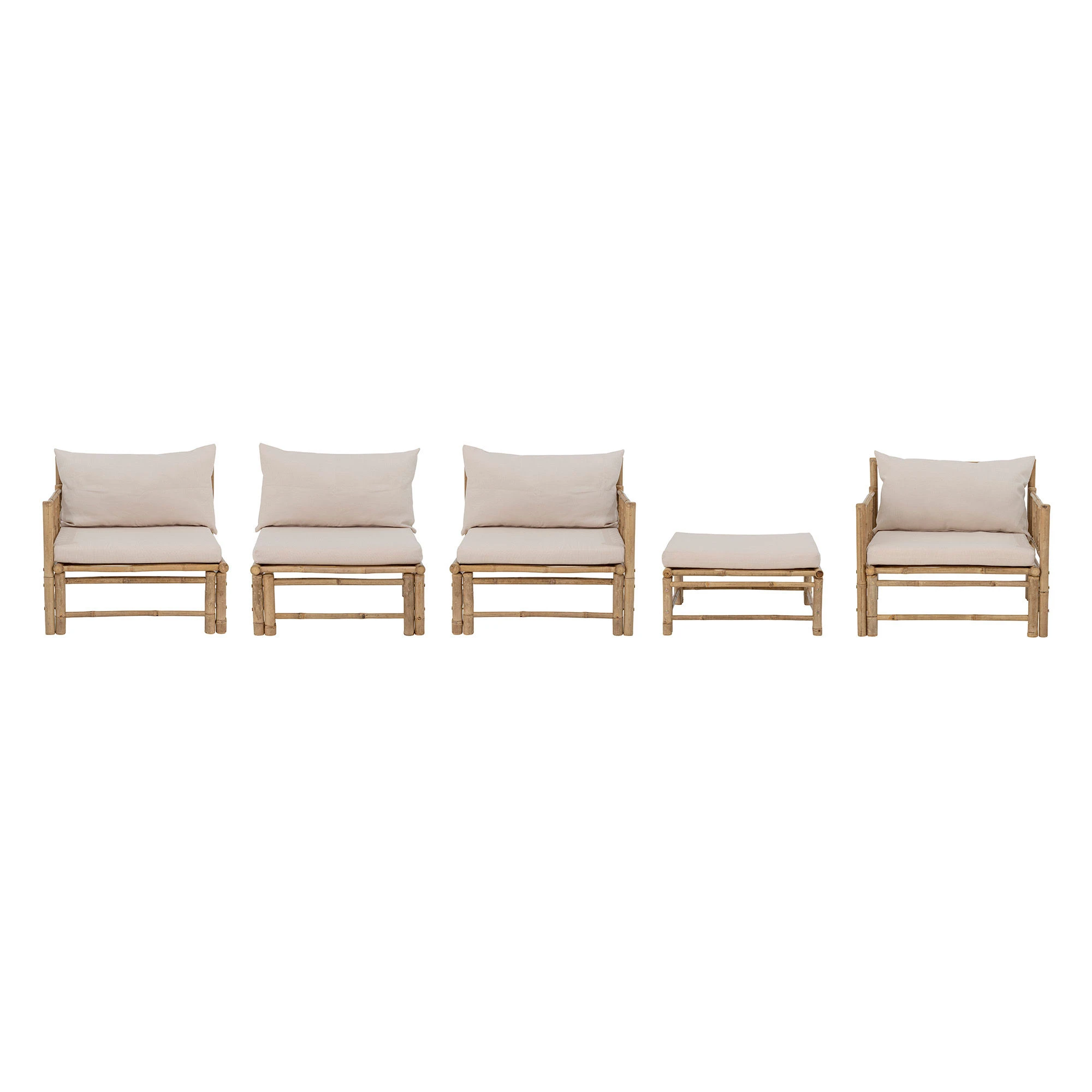 Bloomingville Korfu Modul Sofa Højre Hjørne, Natur, Bambus Bloomingville Korfu Modul Sofa Højre Hjørne, Natur, Bambus