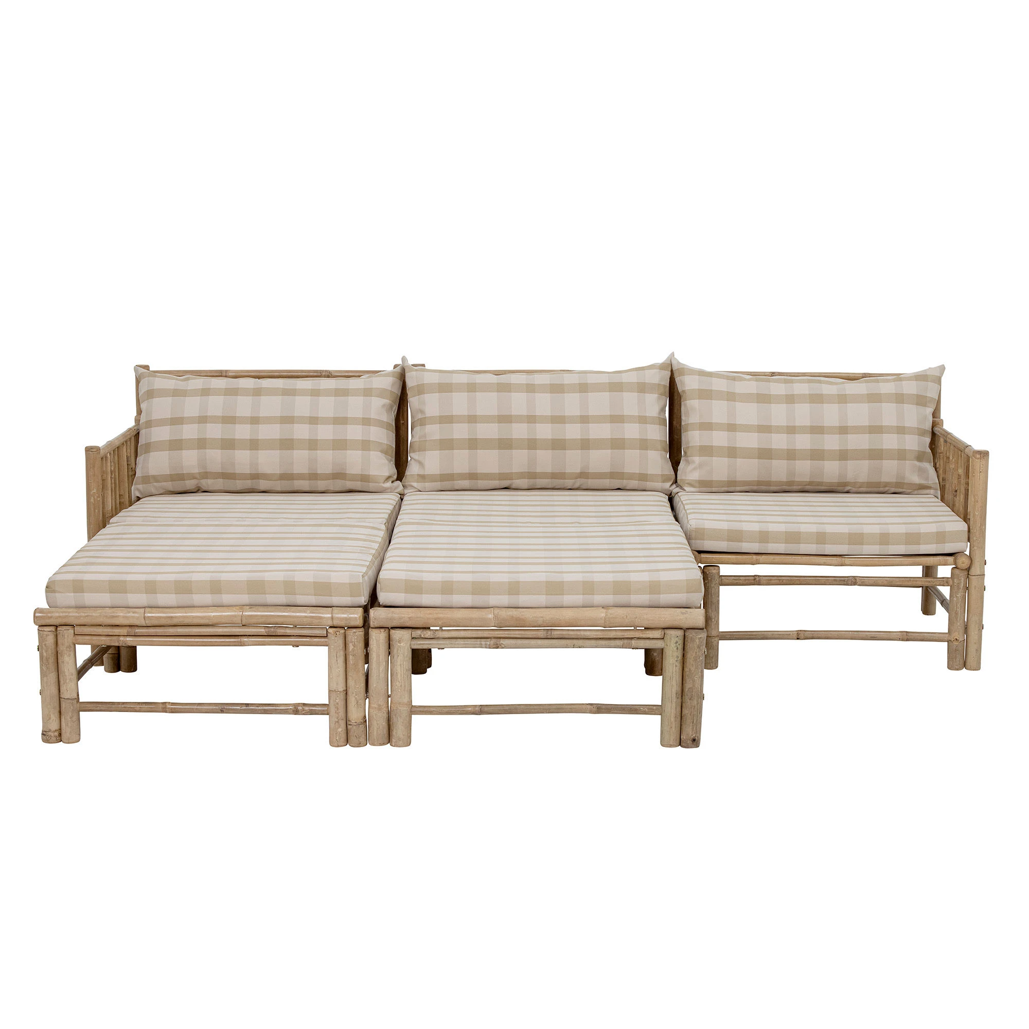 Bloomingville Korfu Modul Sofa Højre Hjørne, Natur, Bambus Bloomingville Korfu Modul Sofa Højre Hjørne, Natur, Bambus