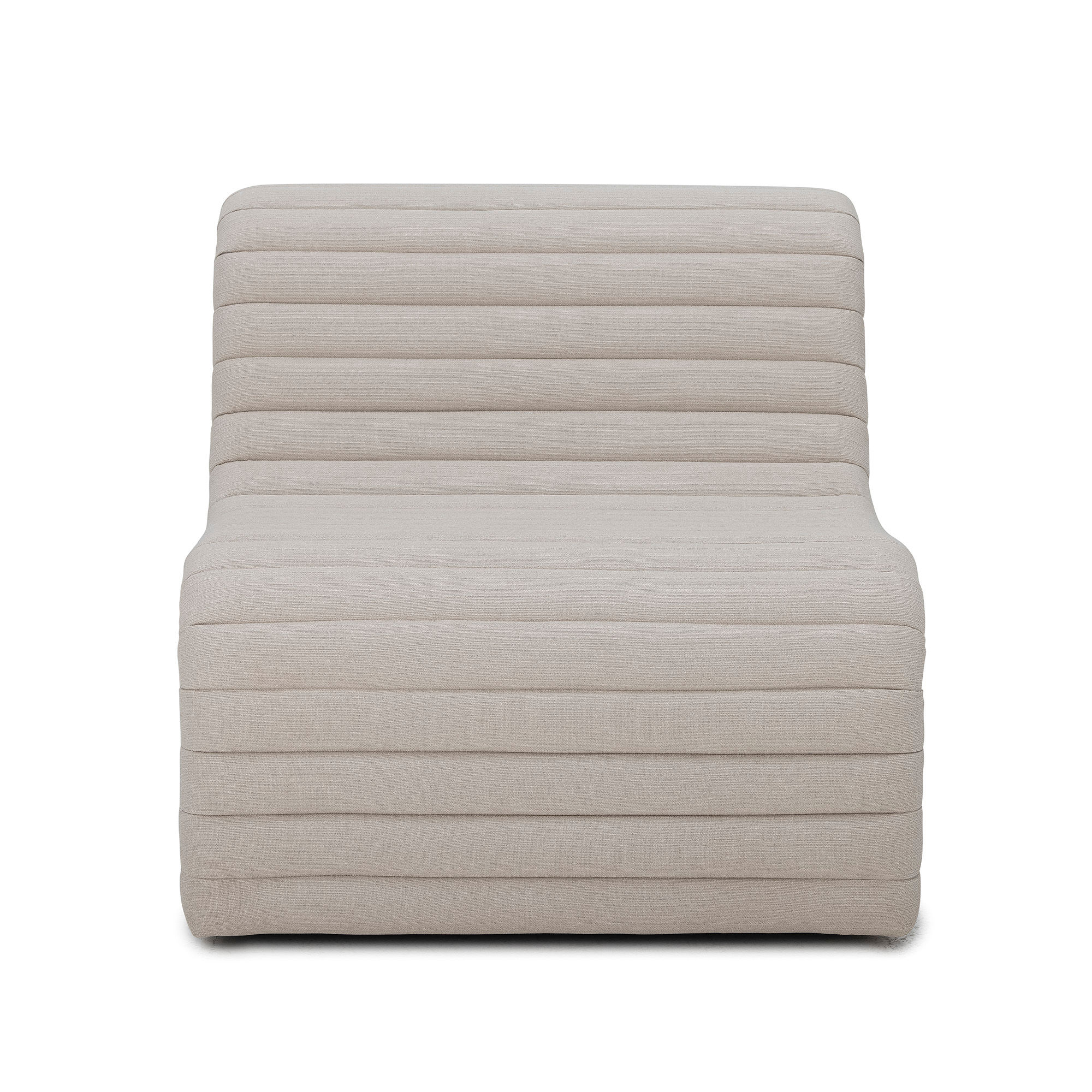 Bloomingville Allure Loungestol, Natur, Polyester