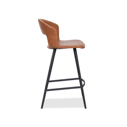House of Sander Tora Lav barstol, cognac – Leveres 2 pr. Kasse