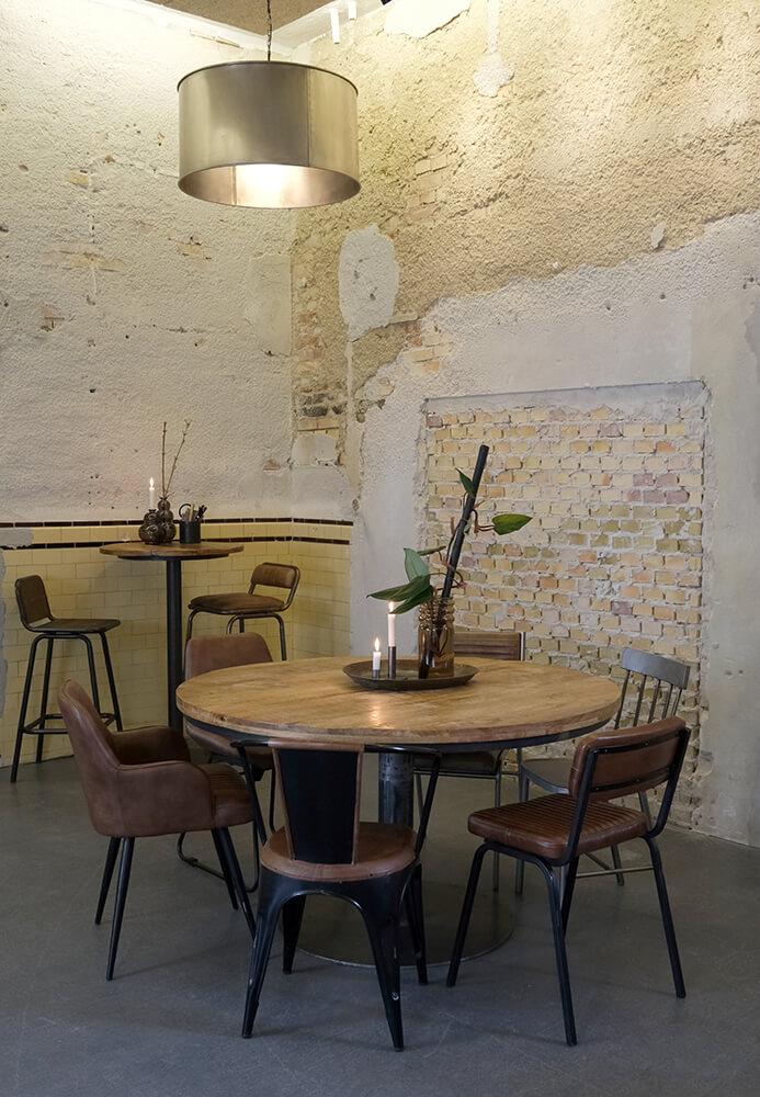 Trademark Jack plankebord – Ø140 – inkl. Metalfarvet fod. Trademark Jack plankebord – Ø140 – inkl. Metalfarvet fod.