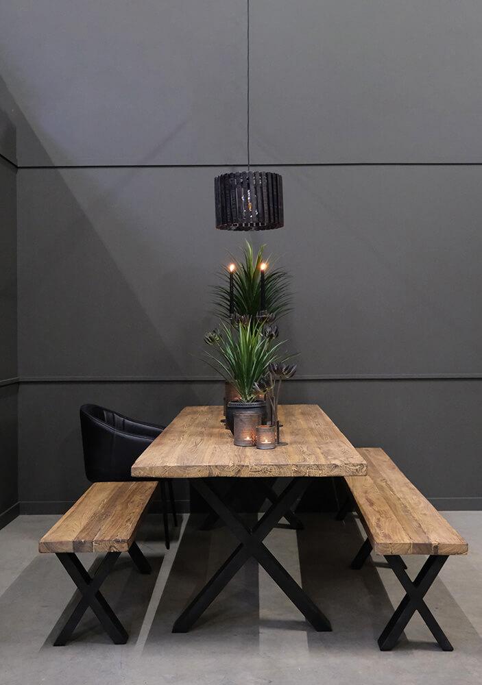 Trademark Ross Plankebord i natur træ – Inkl. Sort X stel Trademark Ross Plankebord i natur træ – Inkl. Sort X stel