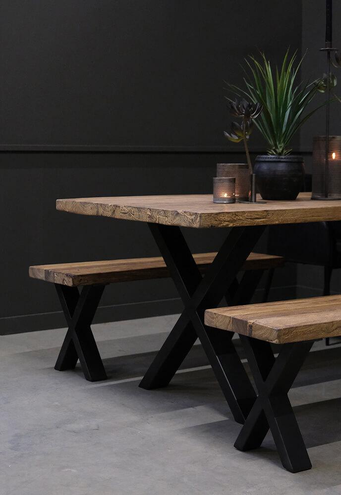 Trademark Ross Plankebord i natur træ – Inkl. Sort X stel Trademark Ross Plankebord i natur træ – Inkl. Sort X stel