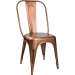 Trademark Living spisebordsstol med høj ryg – kobber