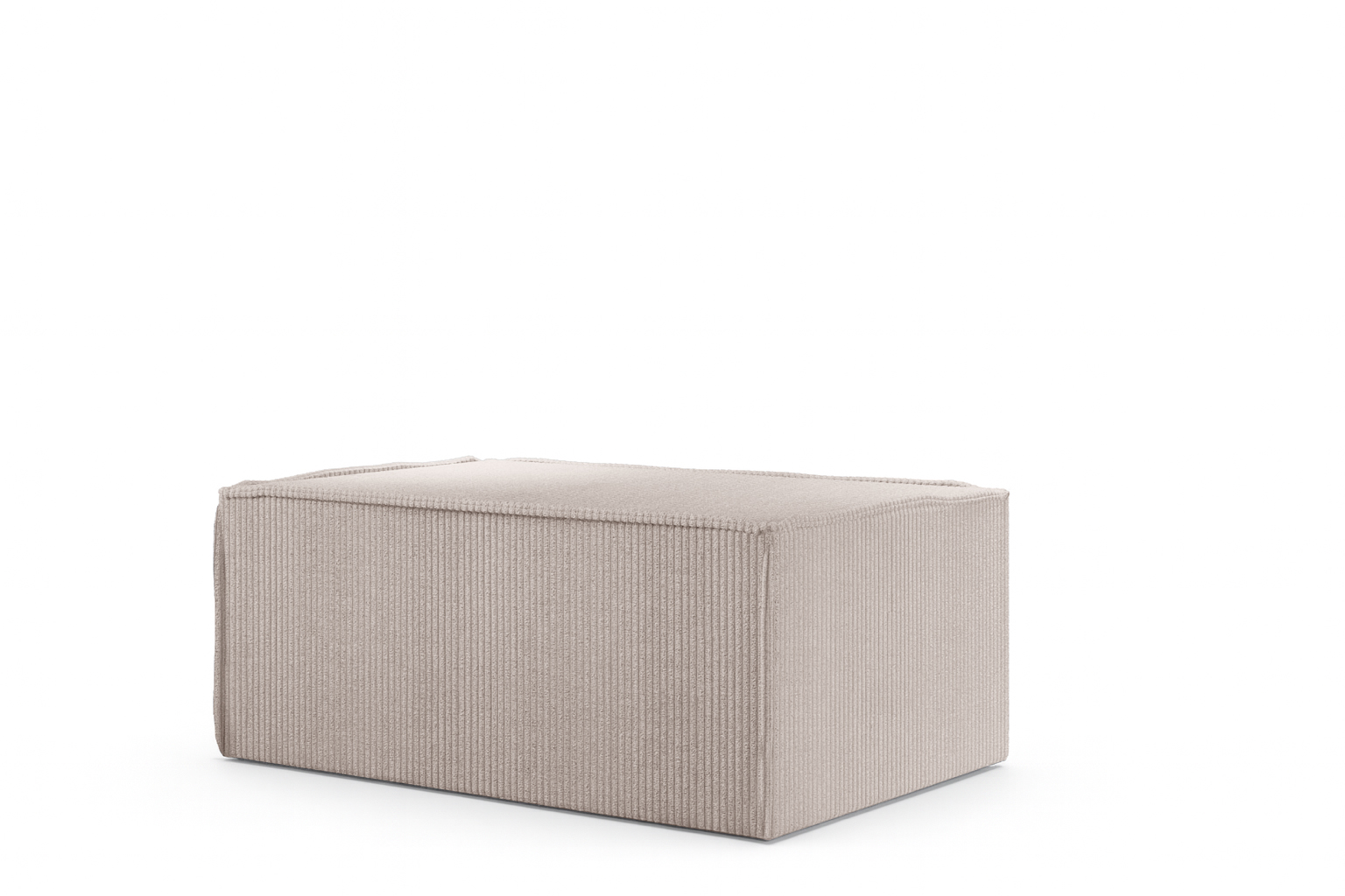 Hundevad Eva puf i beige 02.