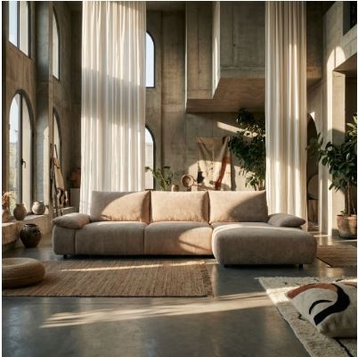 Hundevad sofa  Aarhus – Højrevendt – Brun
